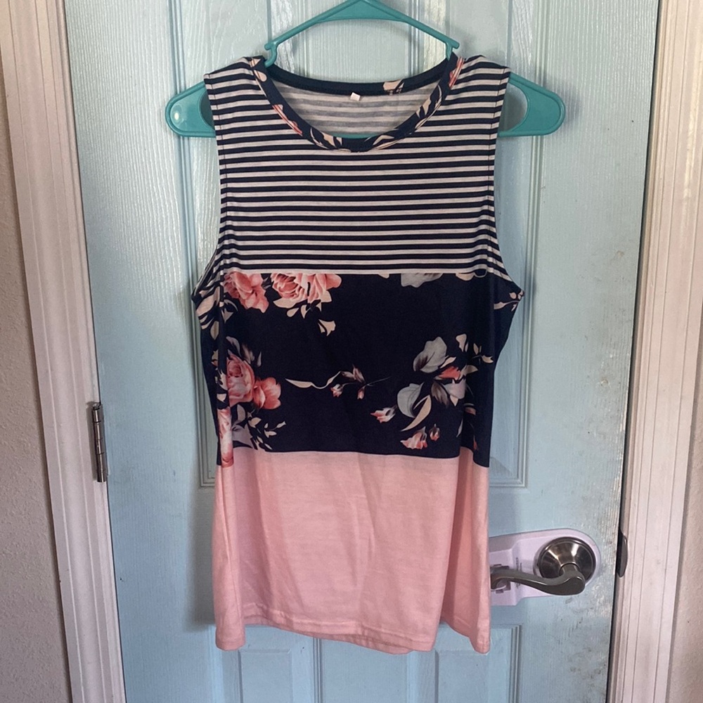 SHEIN Floral Tank Top